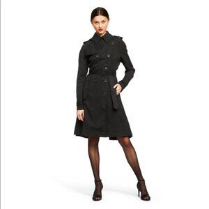 Altuzarra x Target Black Python Print Trench M